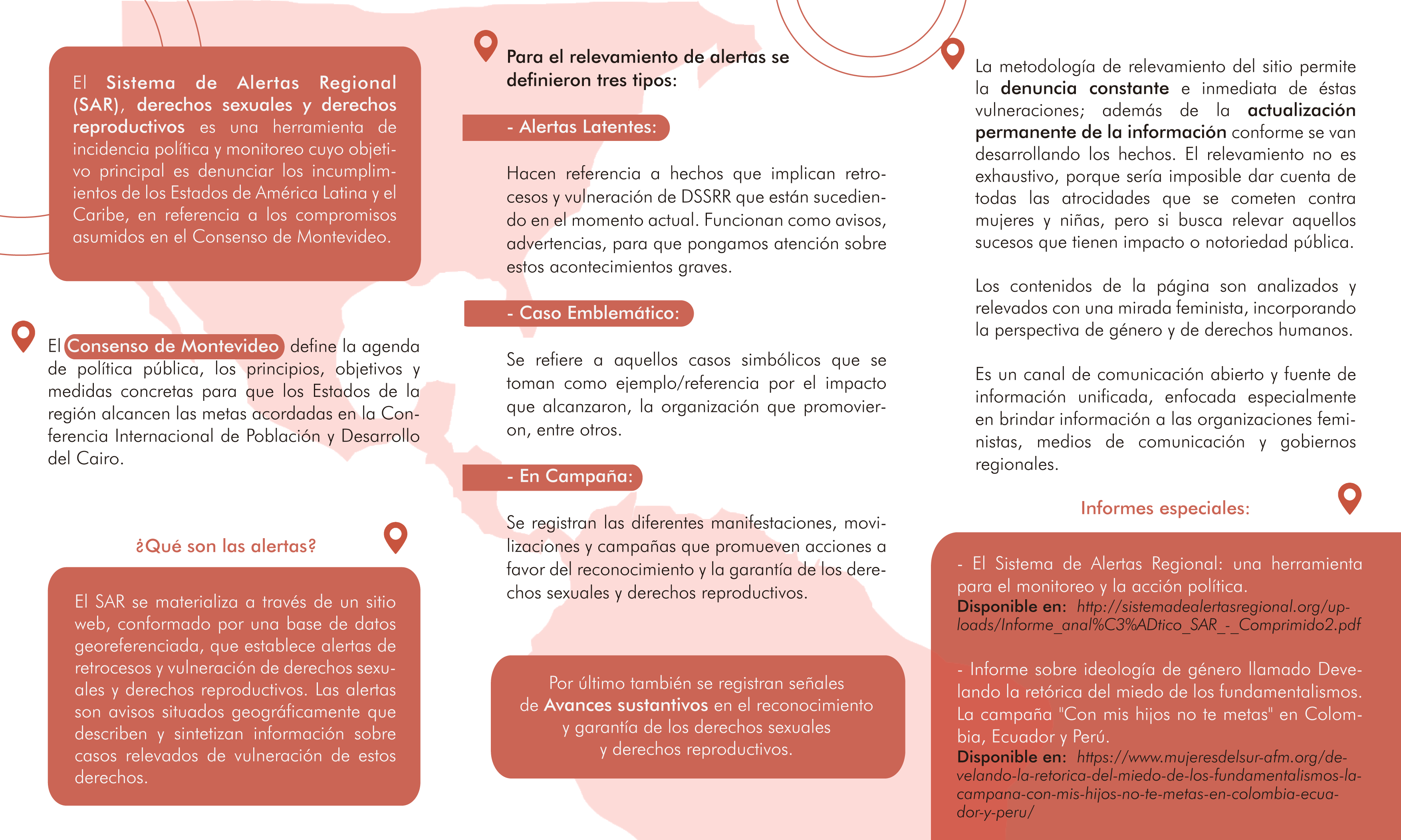 Sistema de Alertas Regional, derechos sexuales y derechos reproductivos